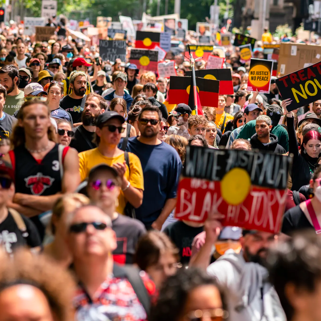 Image of First Nations march 